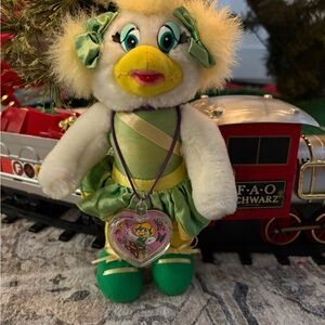 Chuck E. Cheese's Plush Toy with Green and Yellow Outfit
